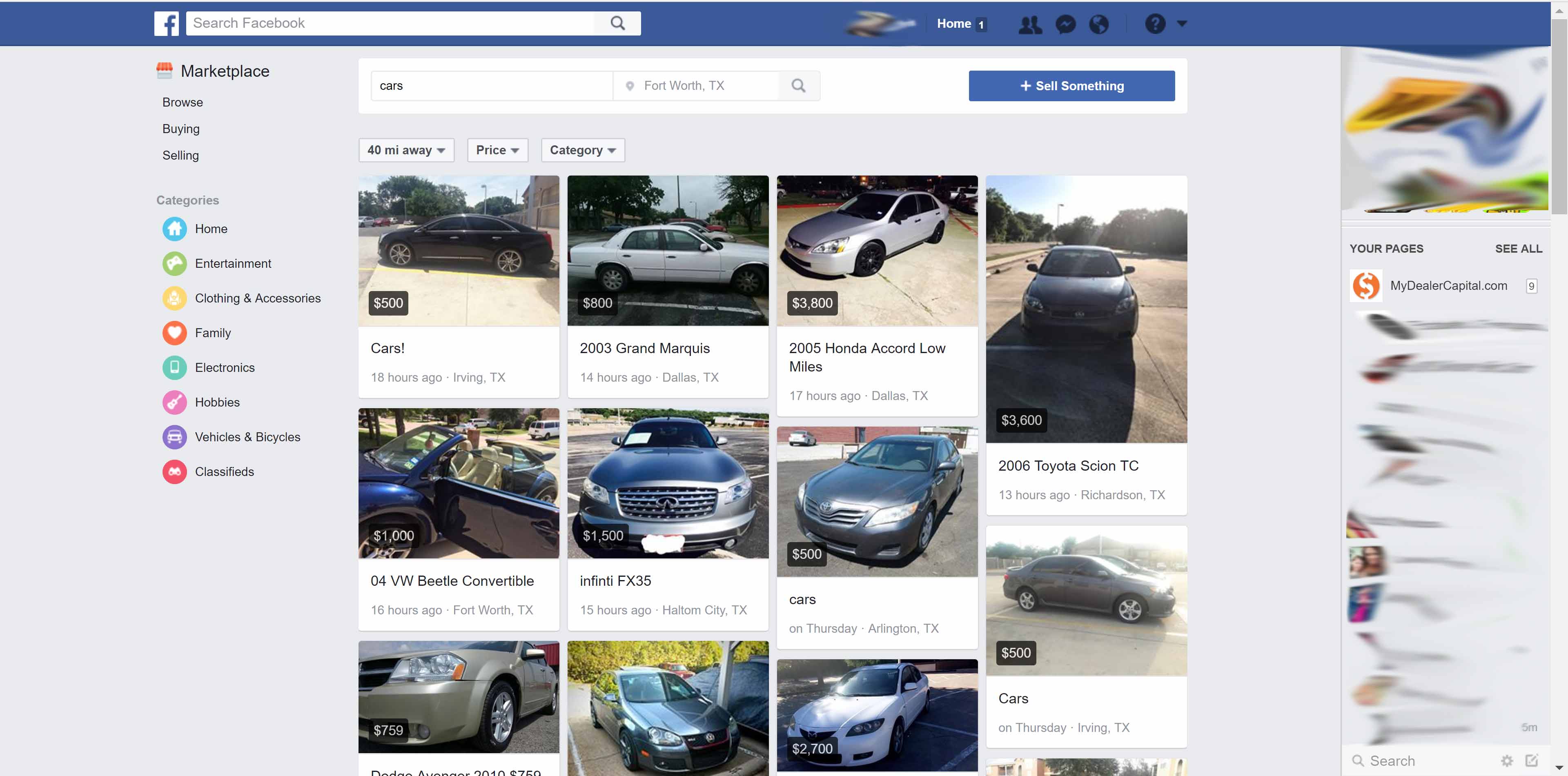 Will Facebook be the next big thing in used car ads